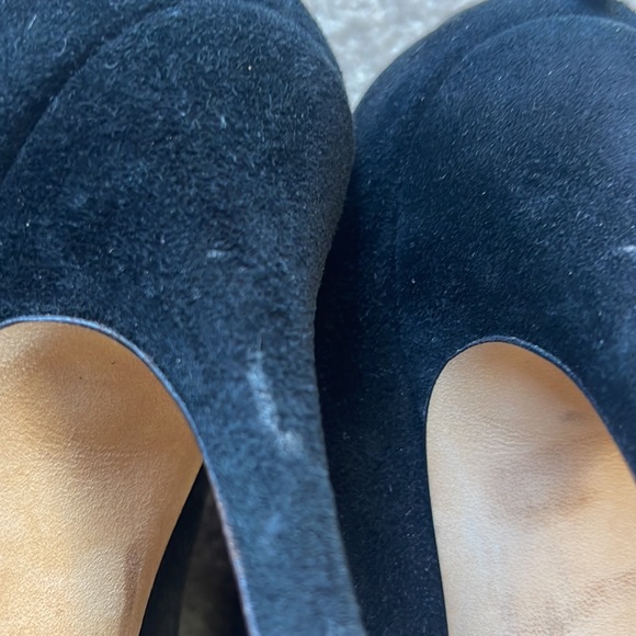 Jimmy Choo suede peep-toe platform heeled booties - Picture 8 of 11